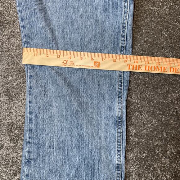 Wrangler Retro Relaxed Boot Jeans Mens 38x36 Light Wash Denim Western Fit Cowboy - Picture 3 of 14